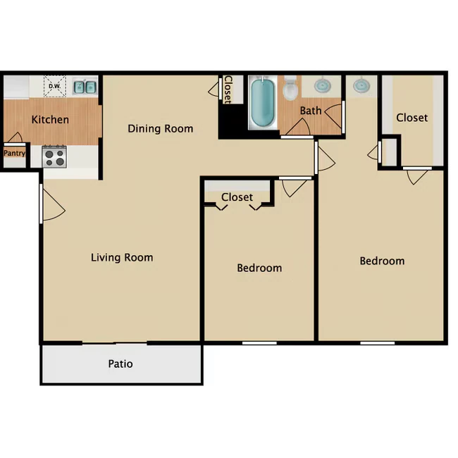 2-1 B-2 2112 floor plan
